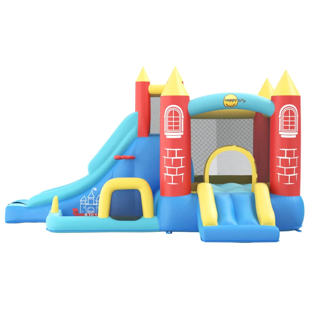 Happy Hop Nadmuchiwany zamek ze zjeżdżalnią, 400x284x213 cm