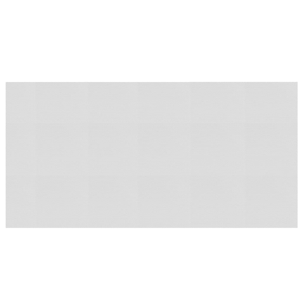 vidaXL Pływająca folia solarna z PE, 488x244 cm, szara