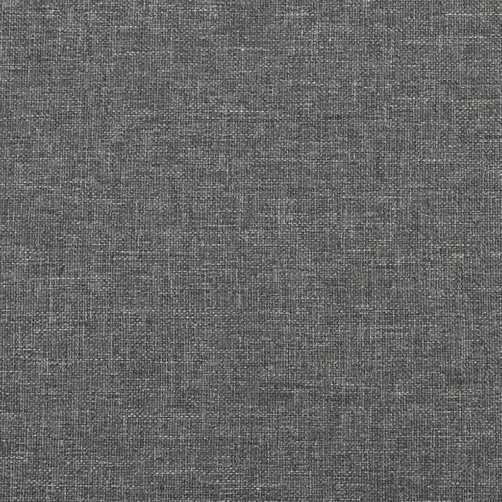 vidaXL 2-osobowa kanapa, jasnoszara, tapicerowana tkaniną