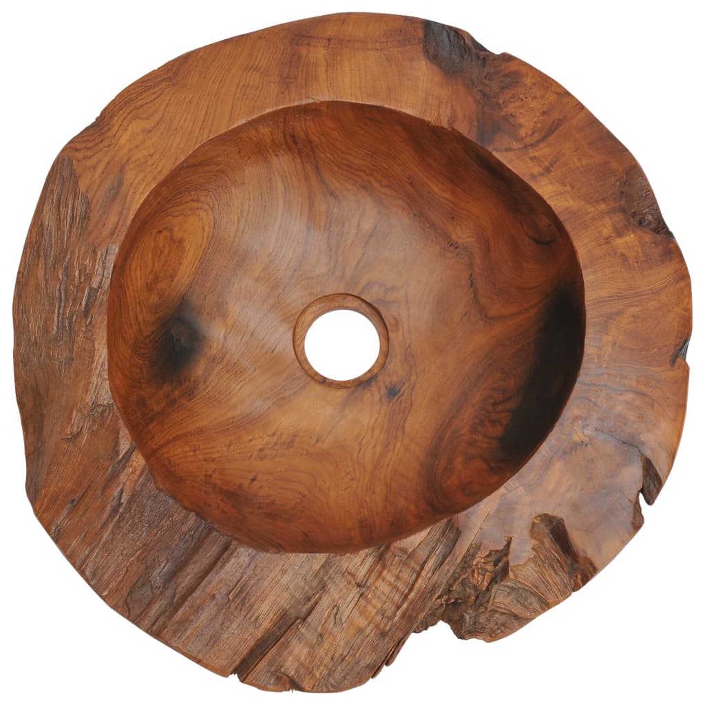 vidaXL Umywalka z drewna tekowego, 45 cm