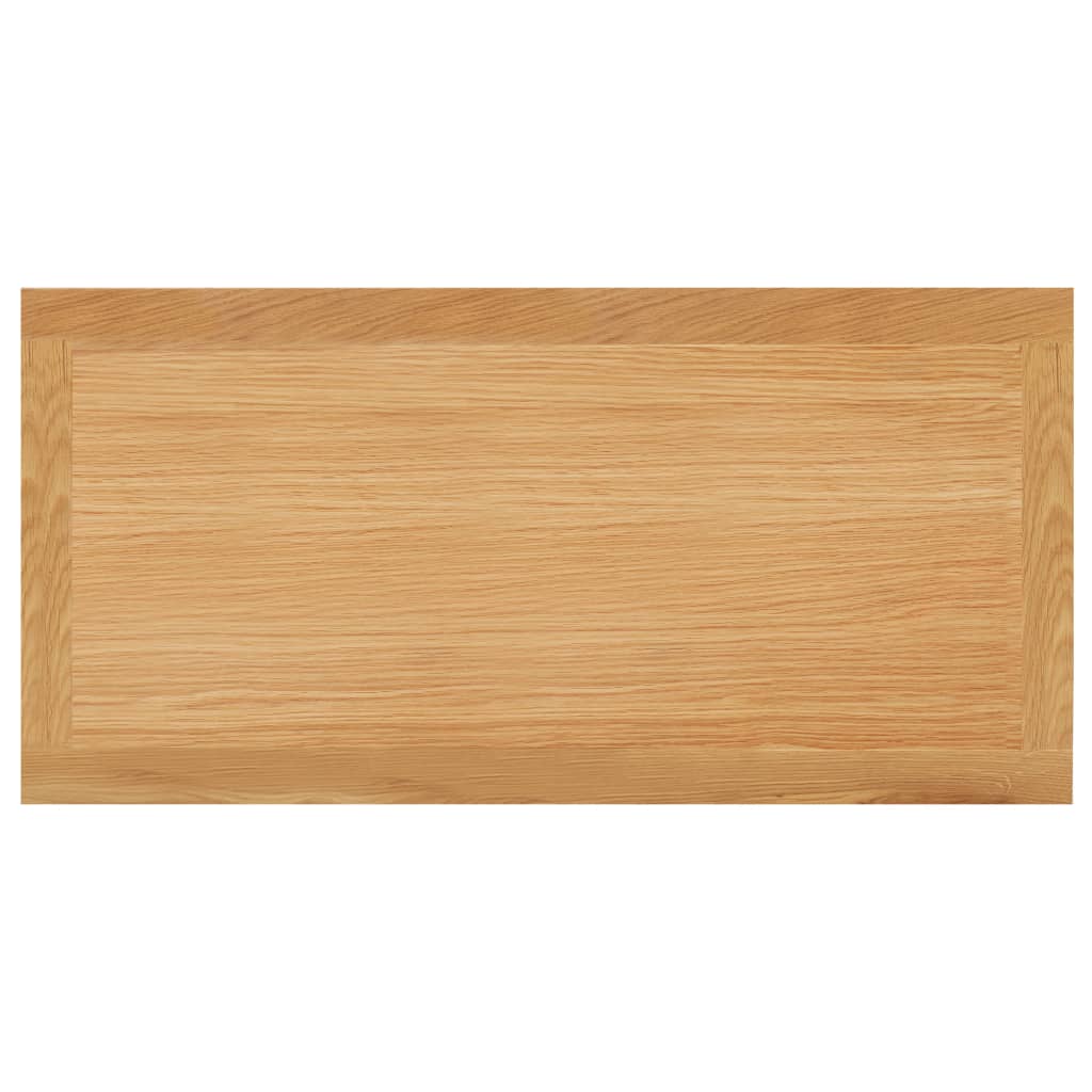 vidaXL Stolik kawowy, 110 x 55 x 40 cm, lite drewno dębowe