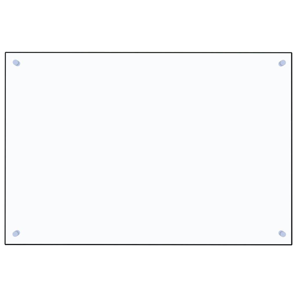 vidaXL Panel ochronny do kuchni, przezroczysty, 90x60 cm, szkło