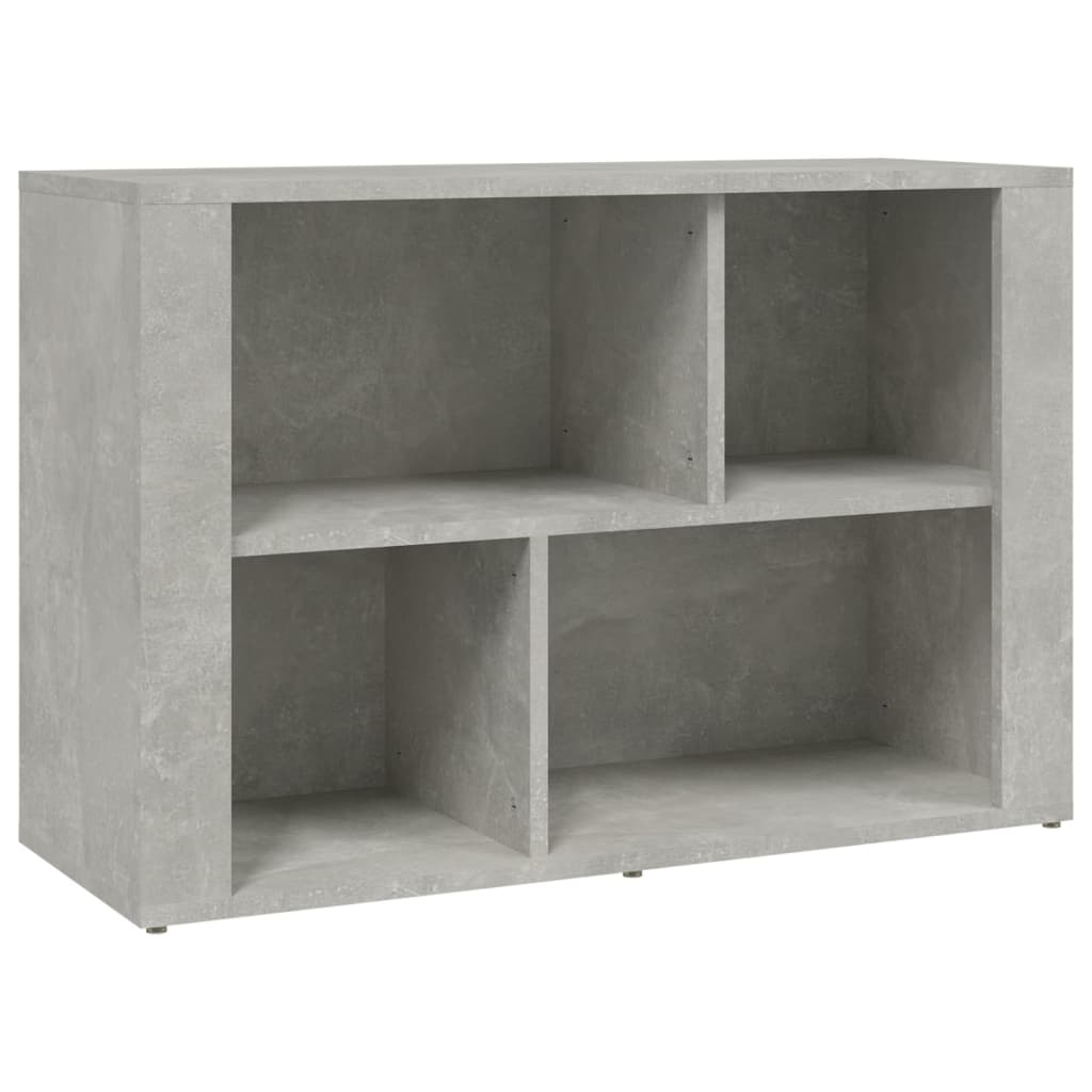 vidaXL Szafka, szarość betonu, 80x30x54 cm, materiał drewnopochodny