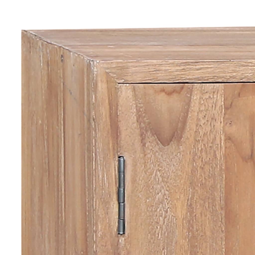 vidaXL Komoda, 110x30x75 cm, lite drewno tekowe