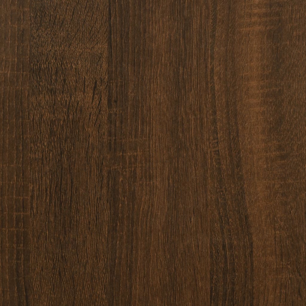 vidaXL Biurko, brązowy dąb, 100x55x75 cm, materiał drewnopochodny