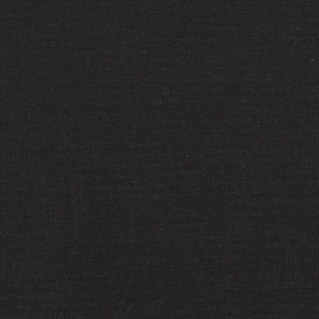 vidaXL Podnóżek, czarny, 78x56x32 cm, tapicerowany tkaniną