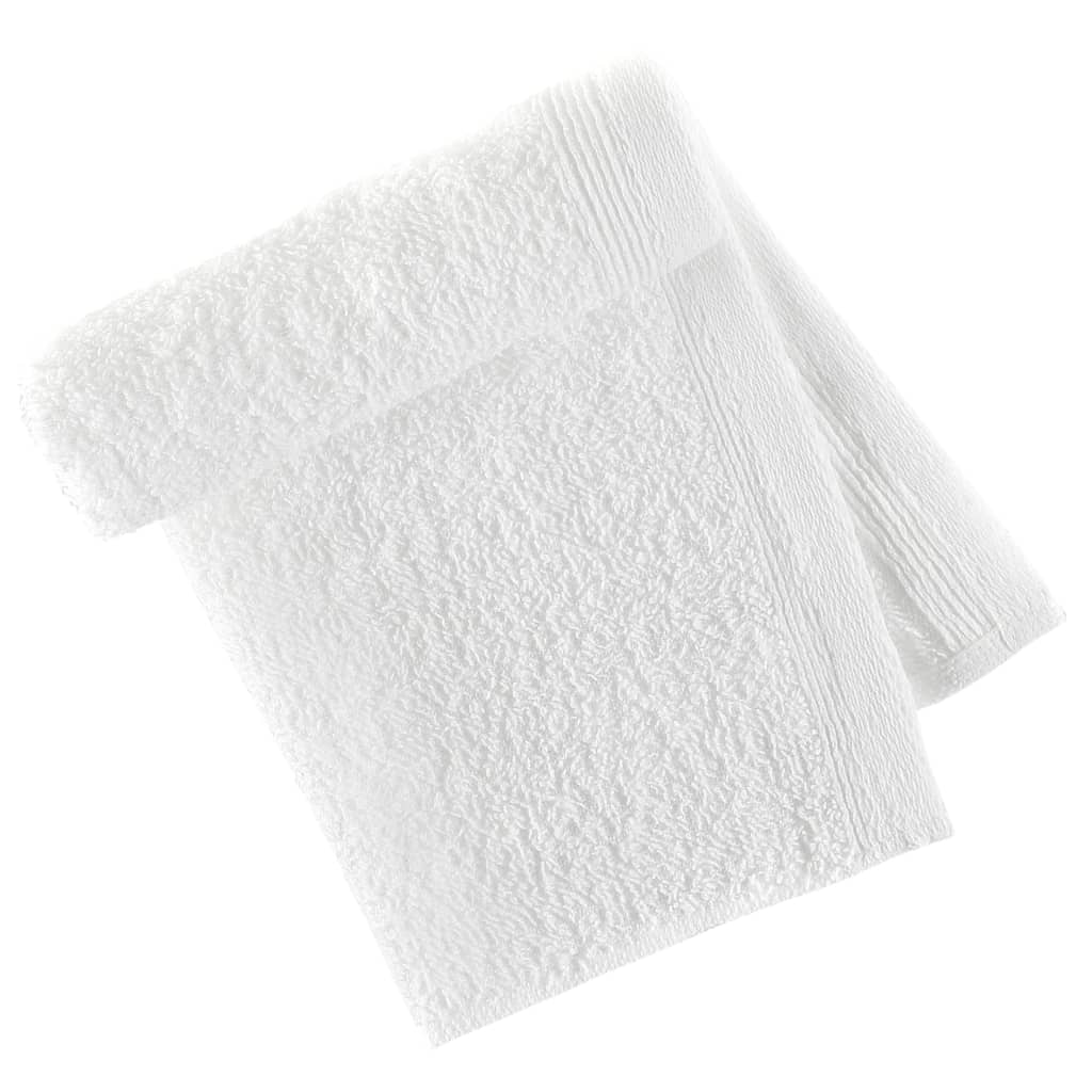 vidaXL Ręczniki hotelowe, 50 szt., bawełna, 350 g/m², 30x50 cm, białe