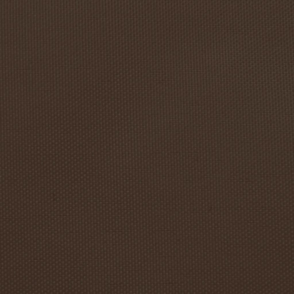 vidaXL Trapezowy żagiel ogrodowy, tkanina Oxford, 4/5x4 m, brązowy