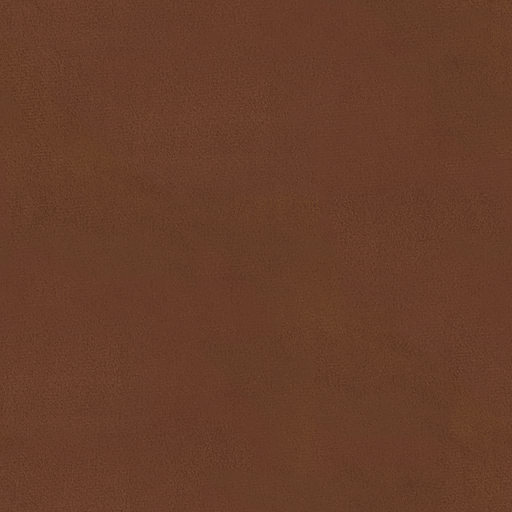 vidaXL Podnóżek, brązowy, 60x60x36 cm, tapicerowany mikrofibrą