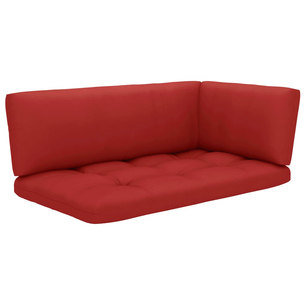 vidaXL Sofa 2-os. z palet, z poduszkami, impregnowane drewno sosnowe