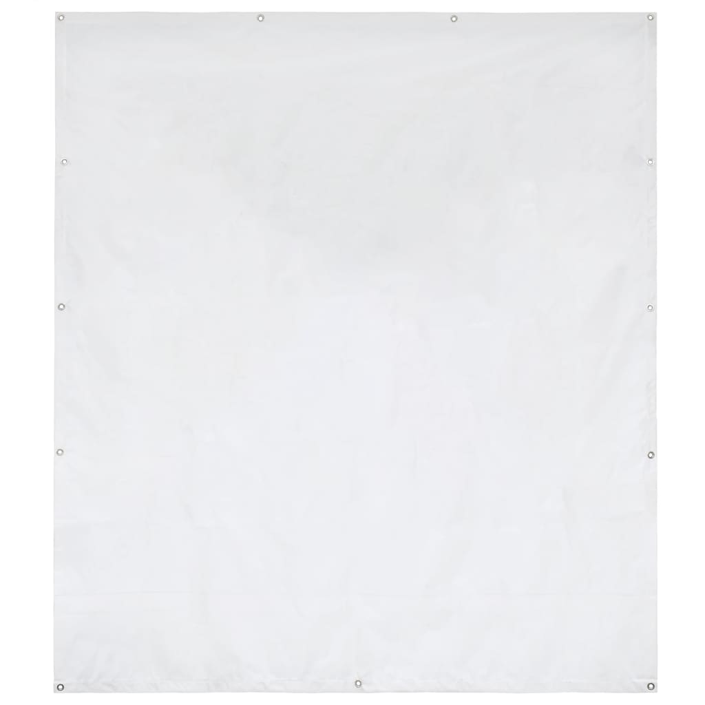 vidaXL Panel boczny PVC, do namiotu, 2x2 m, biały, 550 g/m²