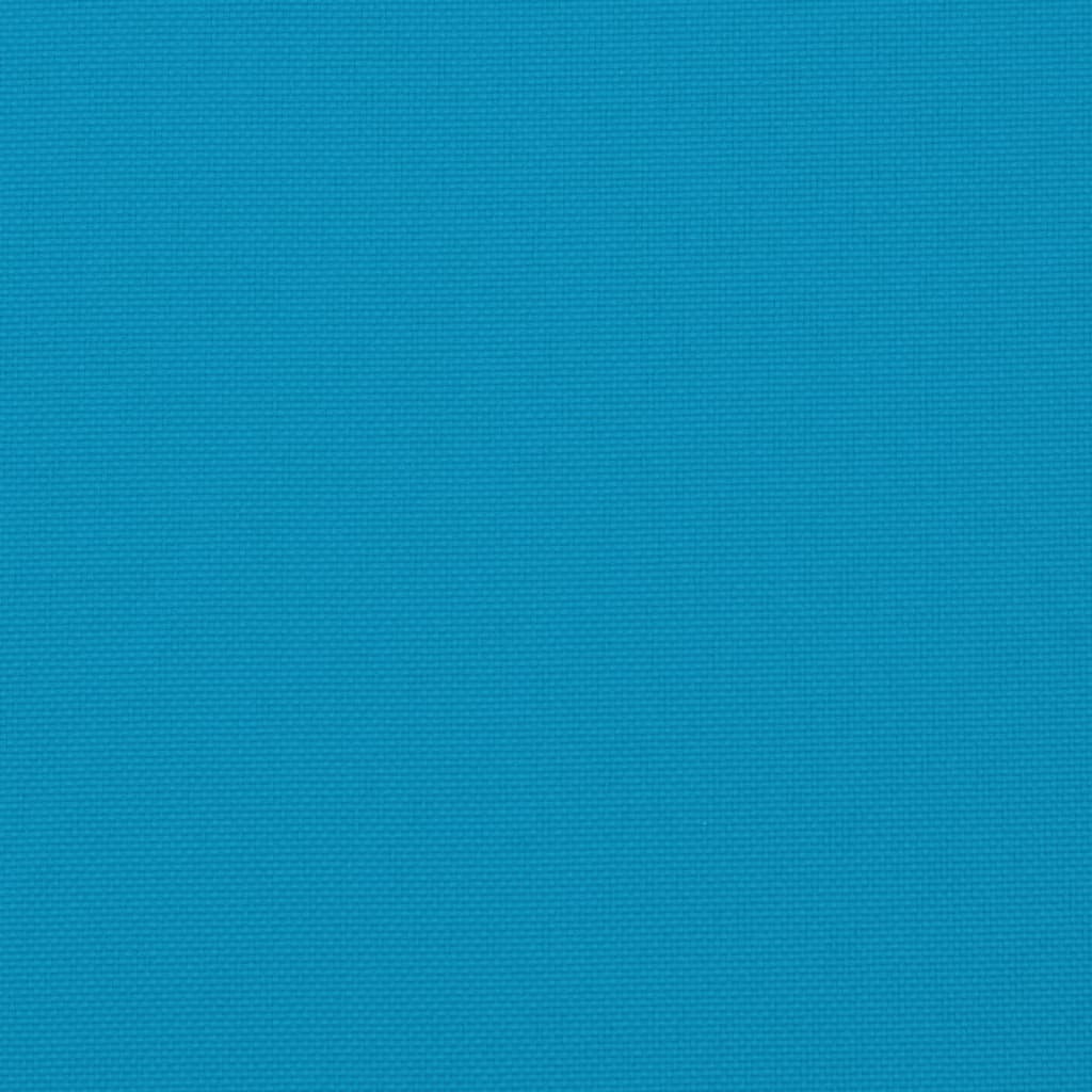 vidaXL Poduszka na ławkę ogrodową, niebieska, 180x50x3 cm, tkanina
