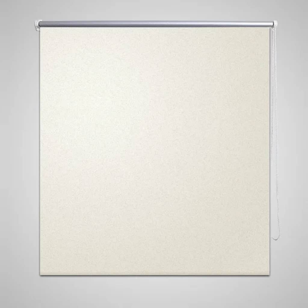 Roleta okienna zaciemniająca ciemna biel 160 x 230 cm