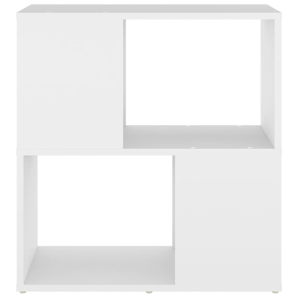 vidaXL Regał na książki, biały, 60x24x63 cm, materiał drewnopochodny