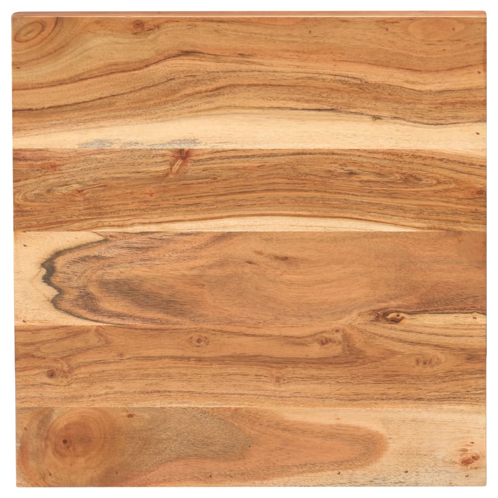 vidaXL Stolik barowy, kwadratowy, 50x50x110 cm, lite drewno akacjowe