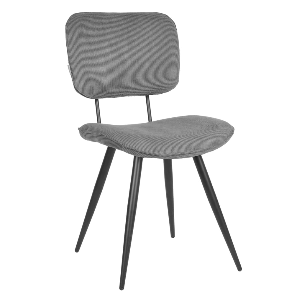 LABEL51 Krzesła stołowe Vic, 2 szt., 49x60x87 cm, ciemna zieleń