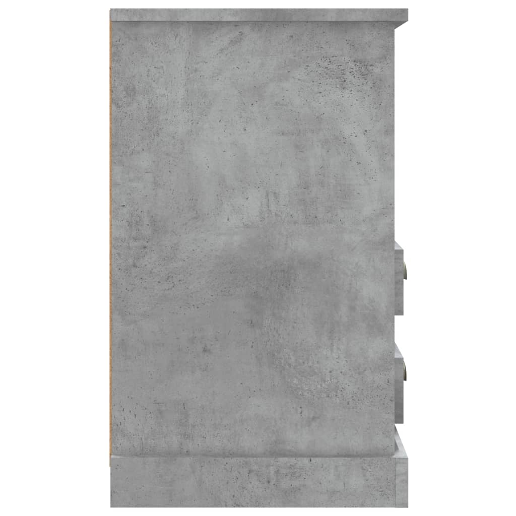 vidaXL Szafki nocne, 2 szt., szarość betonu, 43x36x60 cm
