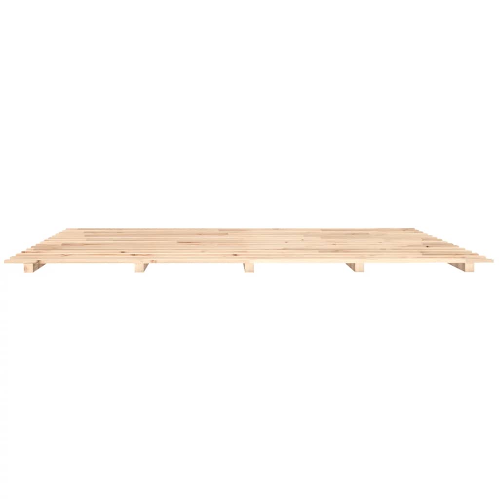 vidaXL Rama łóżka, 160 x 200 cm, lite drewno sosnowe