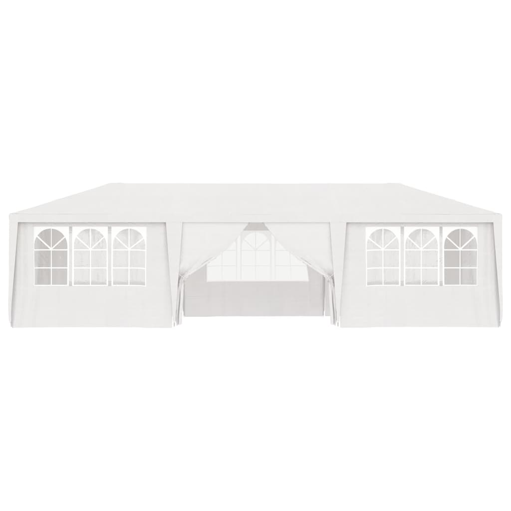 vidaXL Namiot imprezowy ze ściankami, 4x9 m, biały, 90 g/m²