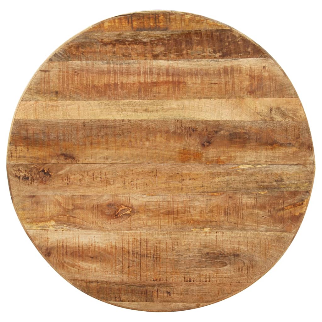 vidaXL Okrągły stół jadalniany, 100x100x75 cm, surowe drewno mango