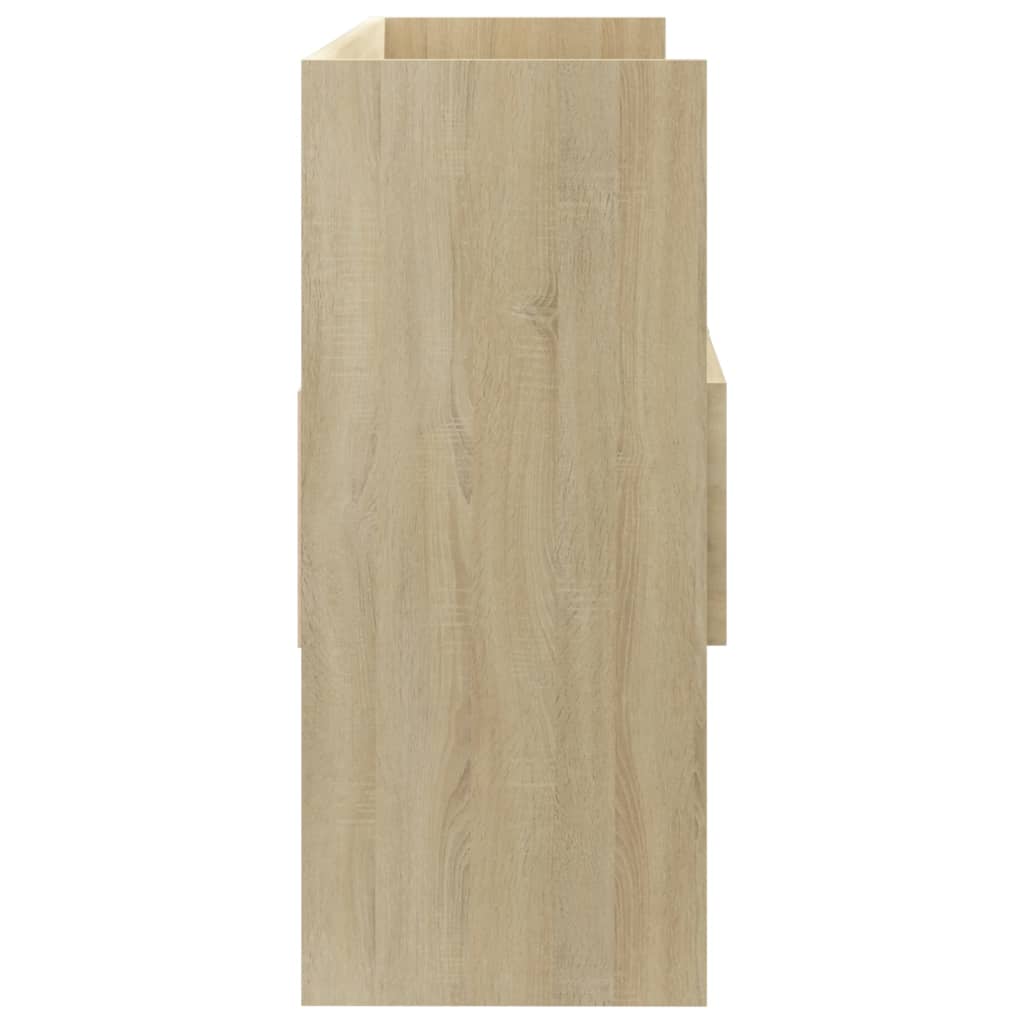 vidaXL Szafka, dąb sonoma, 105x30x70 cm, materiał drewnopochodny