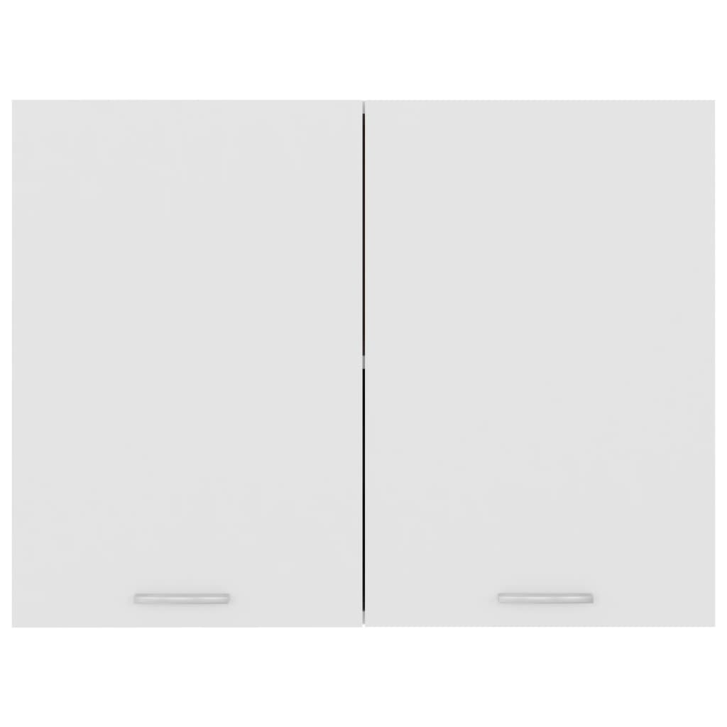 vidaXL Szafka wisząca, biała, 80x31x60 cm, materiał drewnopochodny