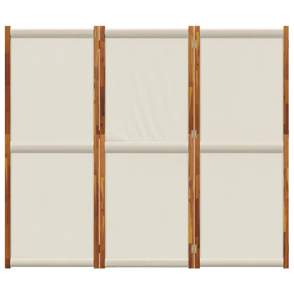 vidaXL Parawan 3-panelowy, jasnoszary, 210x180 cm