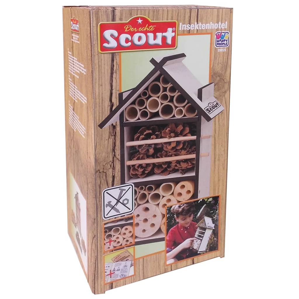 Scout Hotel dla owadów, 9,5 x 16 x 28 cm, drewniany