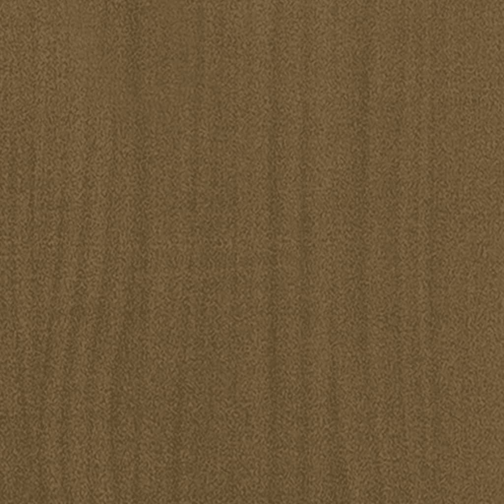 vidaXL Stolik kawowy, miodowy brąz, 75x50x33,5 cm, drewno sosnowe