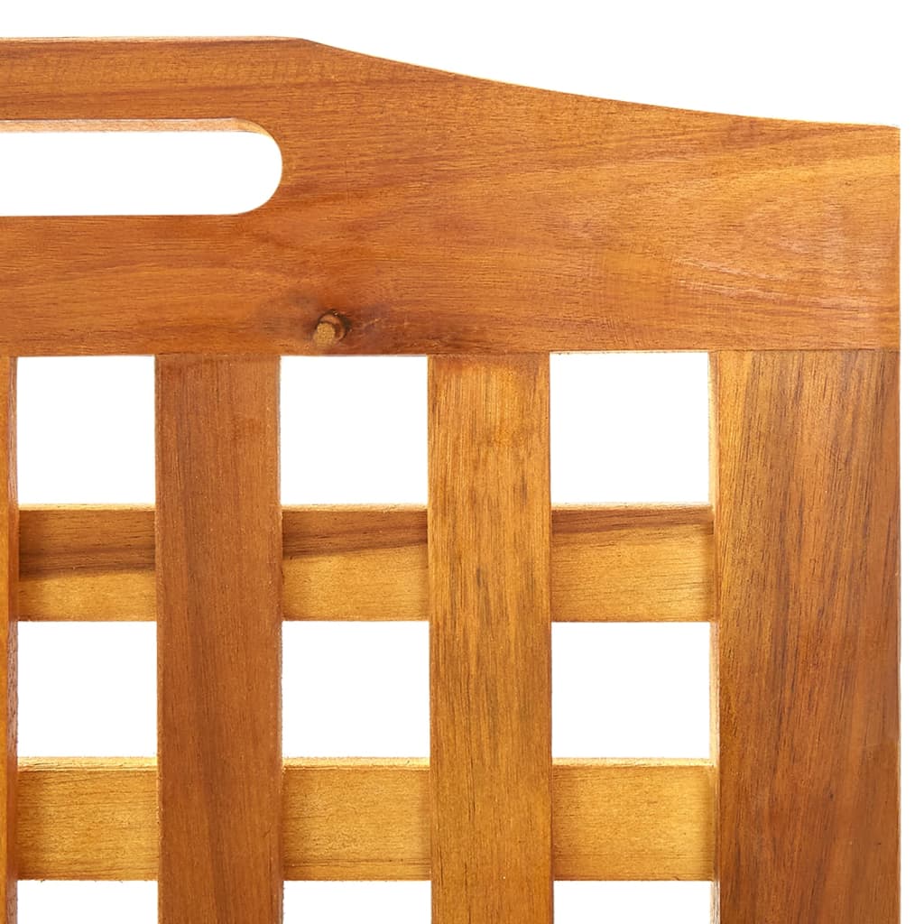 vidaXL Parawan 4-panelowy, 161x2x120 cm, lite drewno akacjowe