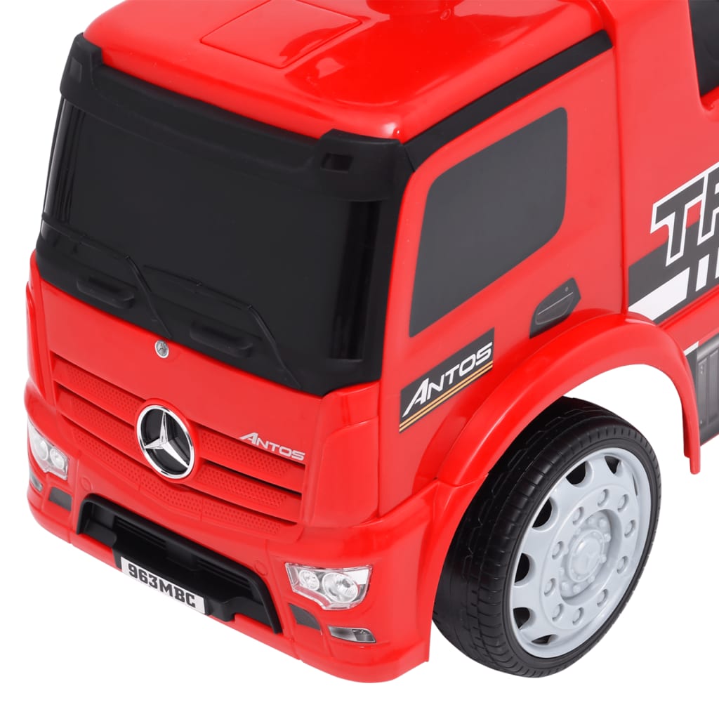 vidaXL Jeździk ciężarówka Mercedes-Benz, czerwony