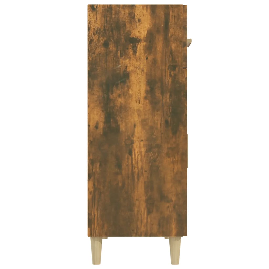 vidaXL Szafka, przydymiony dąb, 69,5x34x89 cm, materiał drewnopochodny