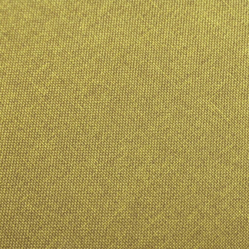 vidaXL Stołki barowe, 2 szt., zielone, tapicerowane tkaniną