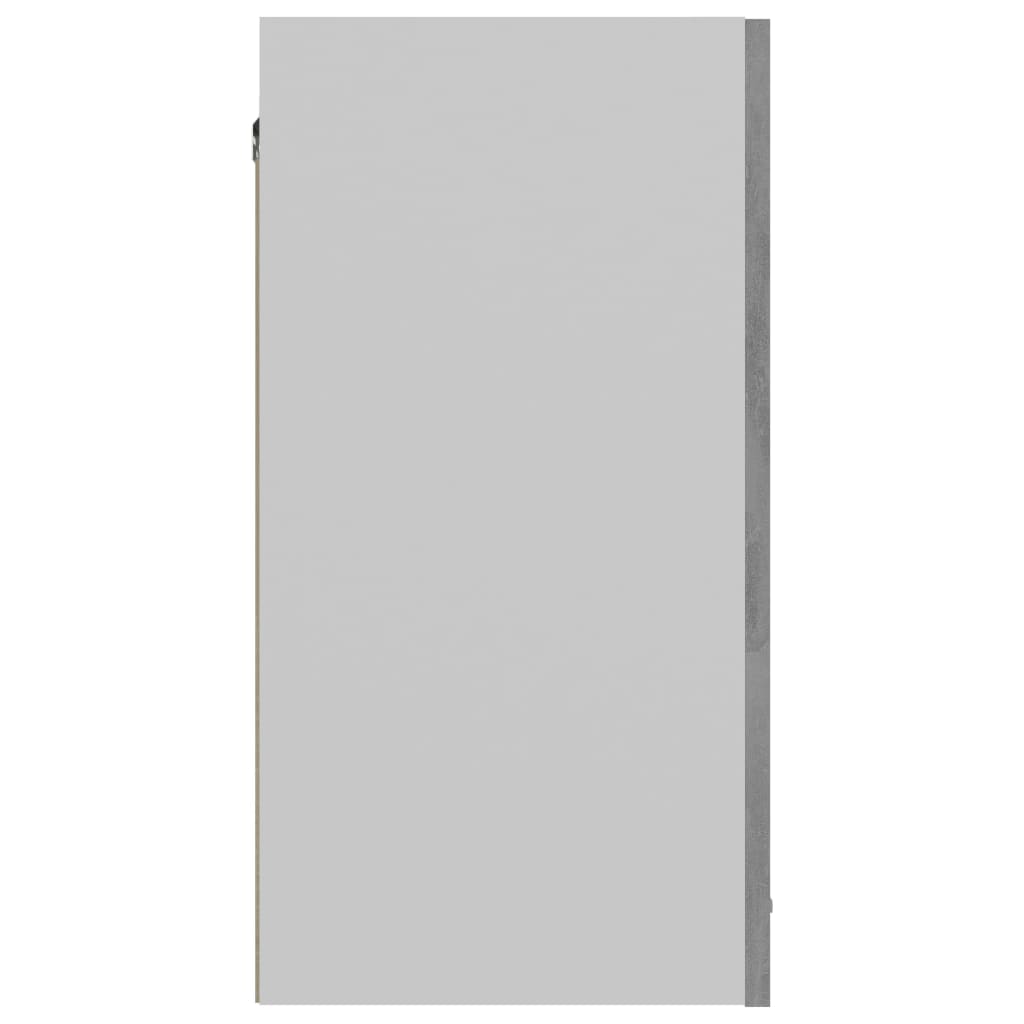 vidaXL Szafka wisząca, szarość betonu, 60x31x60 cm