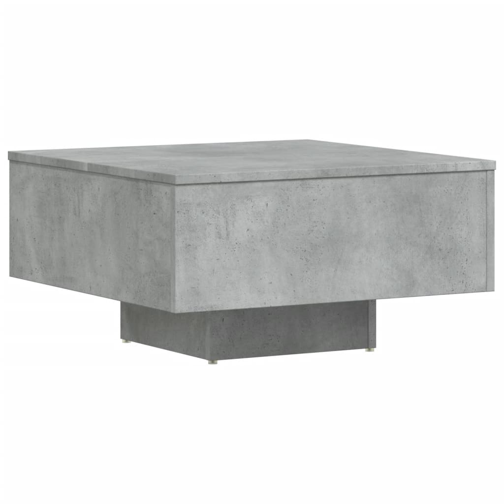 vidaXL Stolik kawowy, szarość betonu, 60x60x31,5 cm, płyta wiórowa
