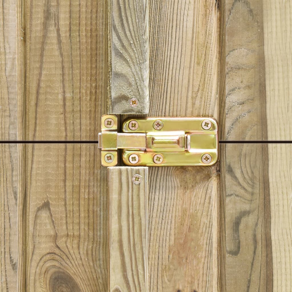 vidaXL Szopa na narzędzia, 232x110x170 cm, impregnowane drewno sosnowe