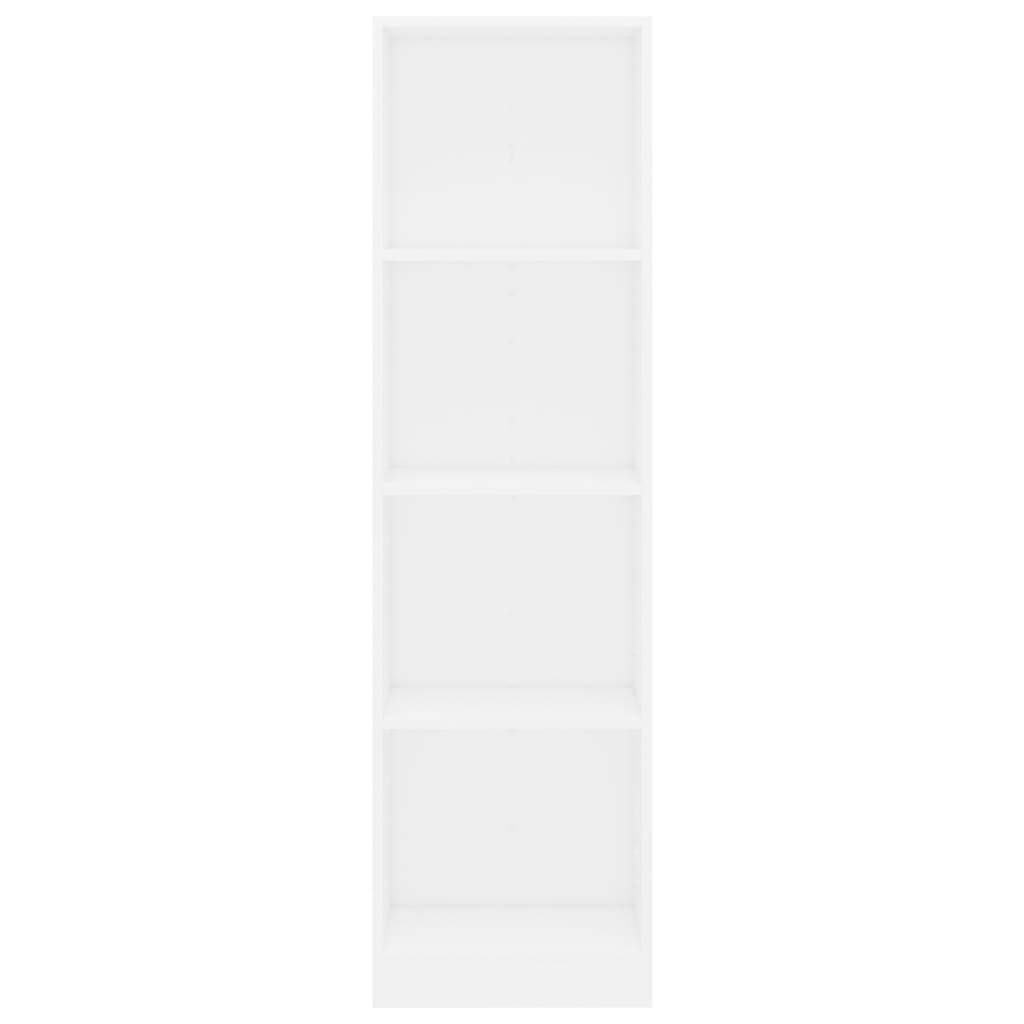 vidaXL Regał na książki, biały, 40x24x142 cm, materiał drewnopochodny