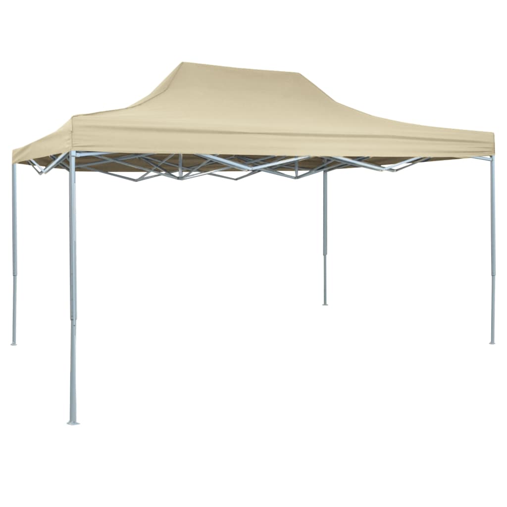 vidaXL Profesjonalny, składany namiot imprezowy, 3x4 m, kremowy, stal