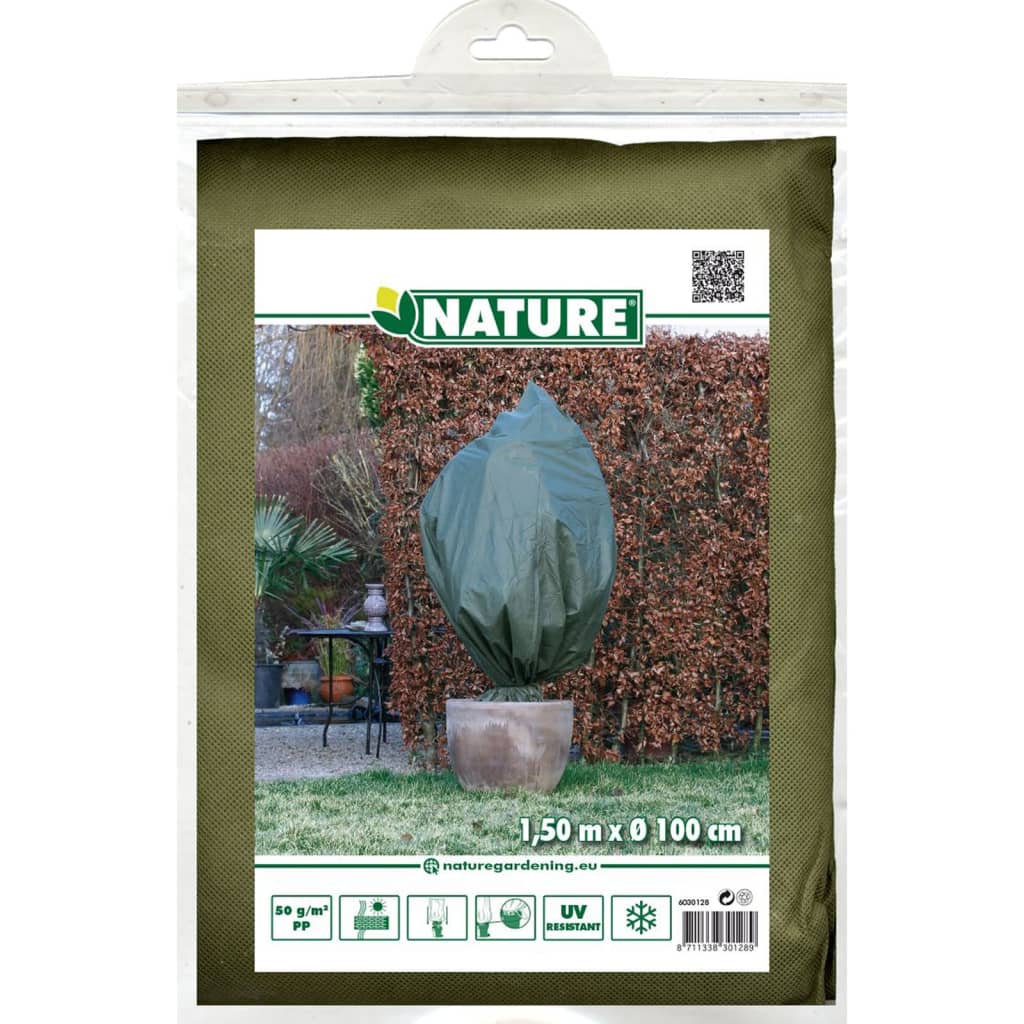 Nature Zimowa osłona z włókniny, 50 g/m², 157x100 cm, zielona
