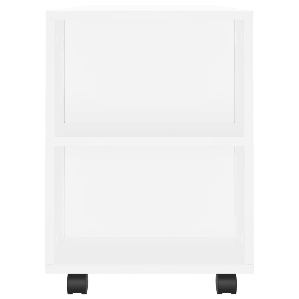 vidaXL Szafka pod TV, biała, 102x34,5x43 cm, materiał drewnopochodny