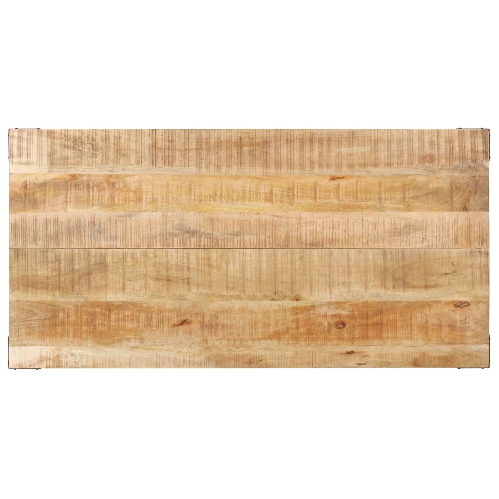 vidaXL Stół jadalniany, 140 x 70 x 76 cm, lite surowe drewno mango