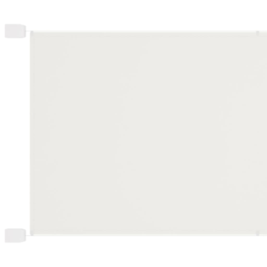 vidaXL Markiza pionowa, biała, 140x1200 cm, tkanina Oxford