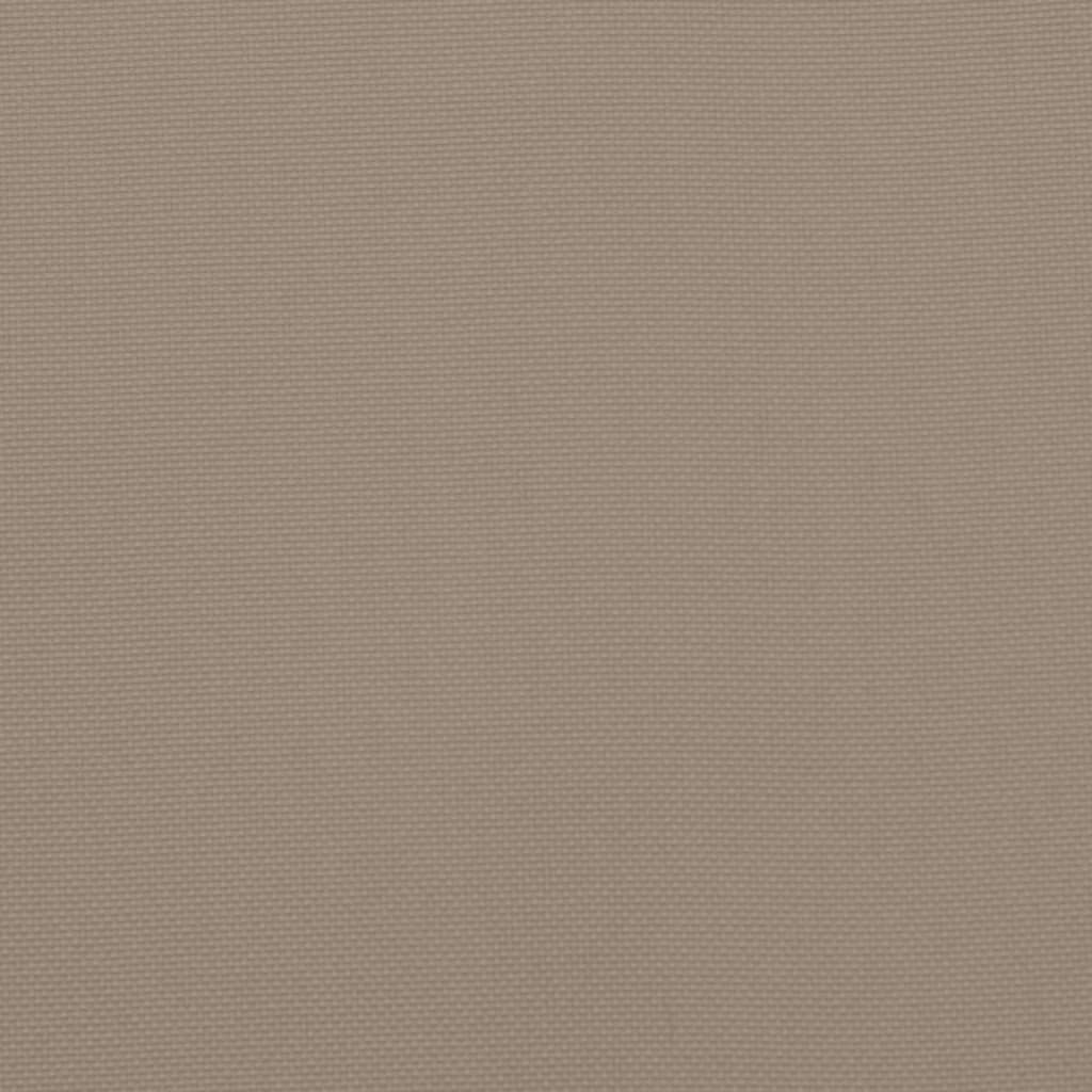 vidaXL Poduszka na paletę, taupe, 120x80x12 cm, tkanina