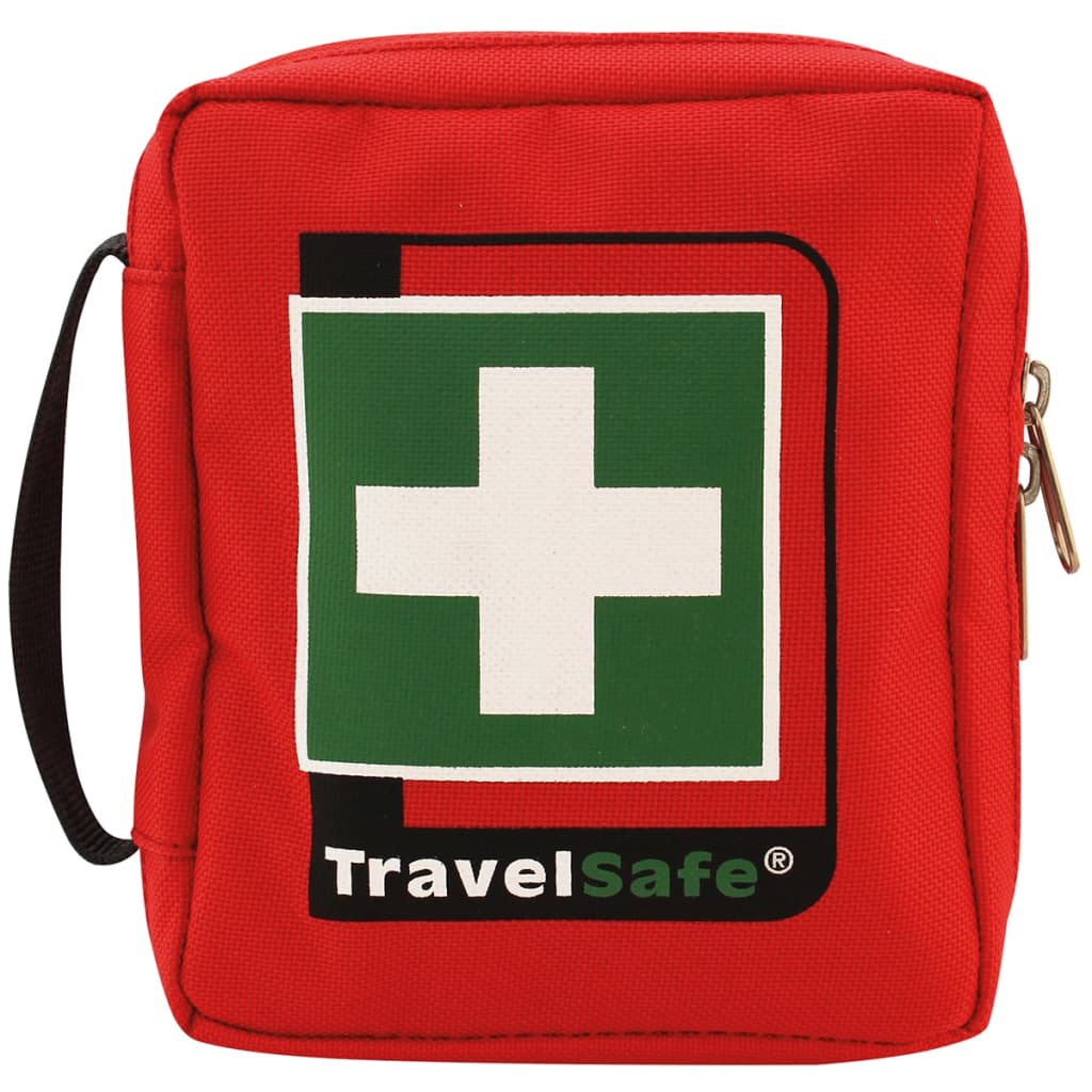 Travelsafe 23-częściowy zestaw pierwszej pomocy Globe Basic, czerwony