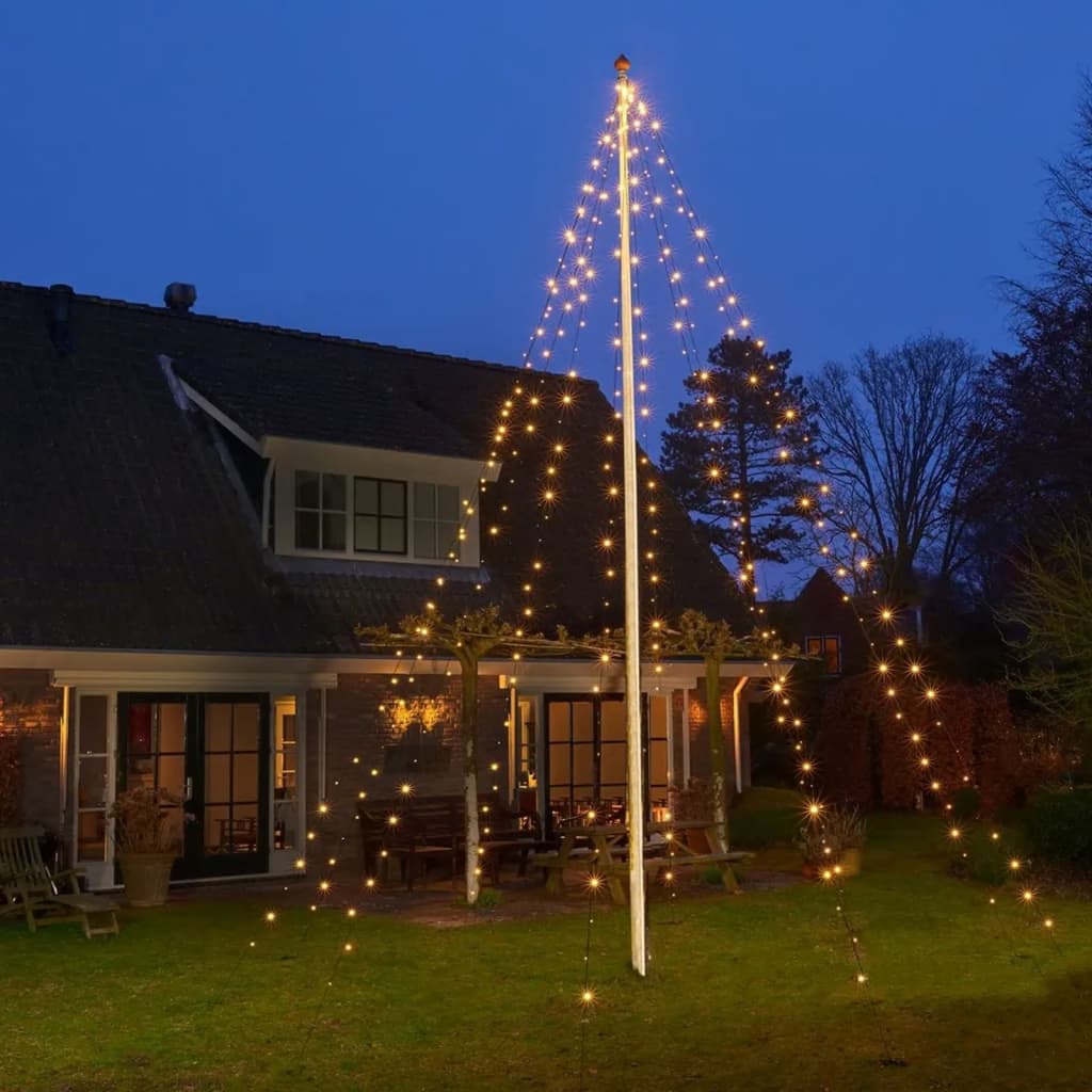 Ambiance Lampki świąteczne na maszt flagowy, 192 LED, 208 cm