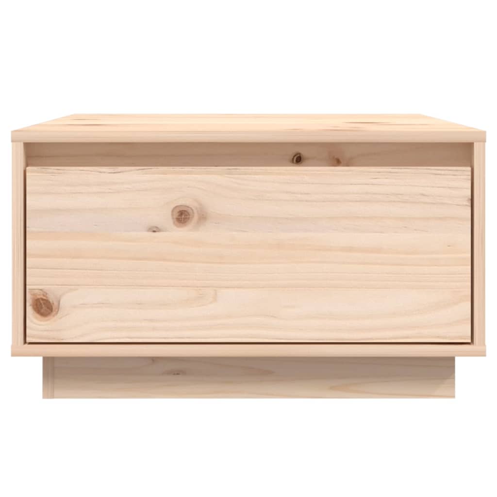 vidaXL Stolik kawowy, 55x56x32 cm, lite drewno sosnowe