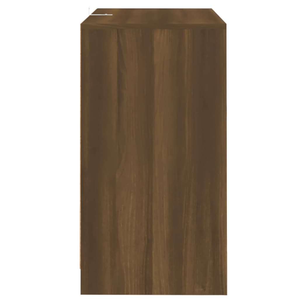 vidaXL Szafka, brązowy dąb, 70x41x75 cm, płyta wiórowa