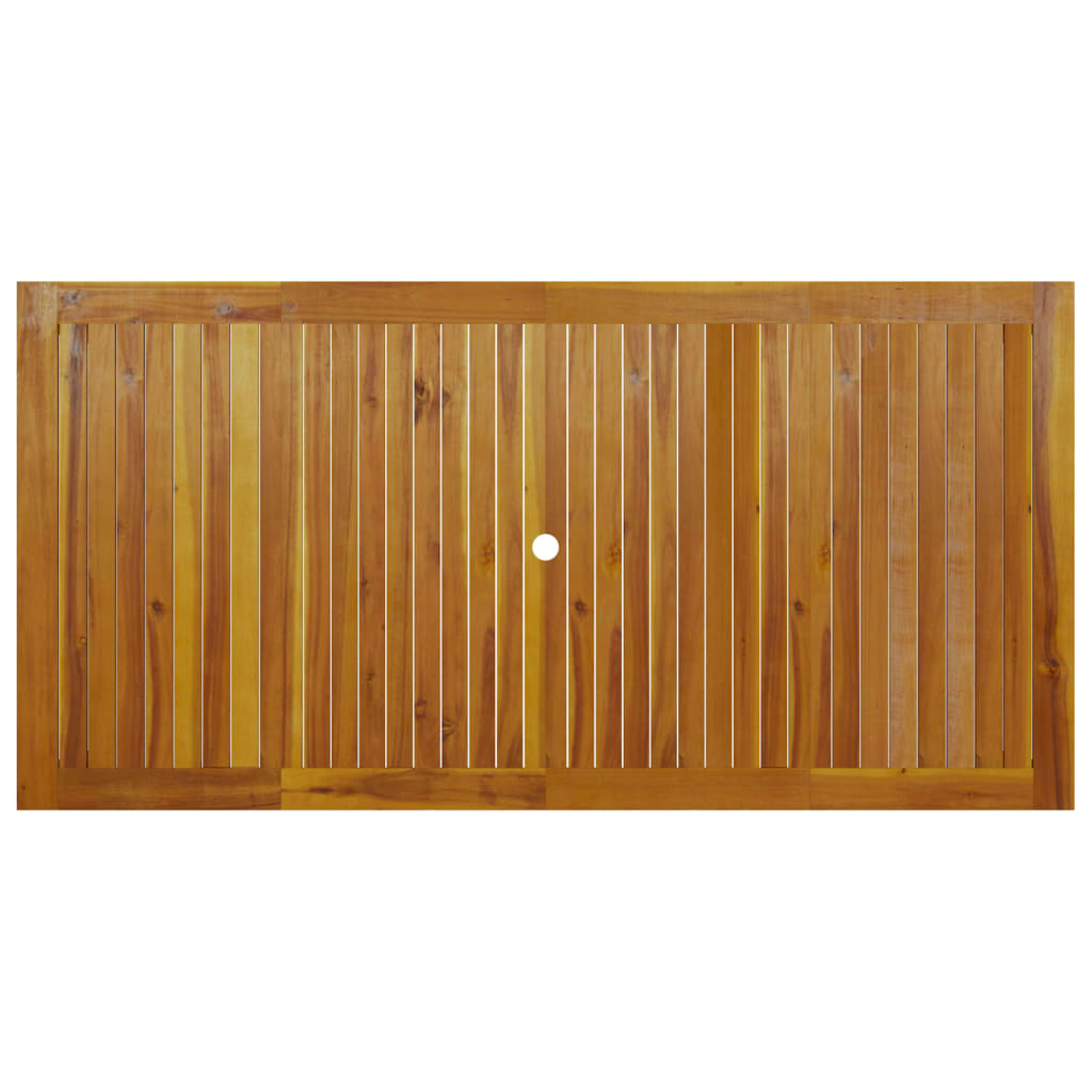 vidaXL Stół ogrodowy, 200x100x74 cm, lite drewno akacjowe