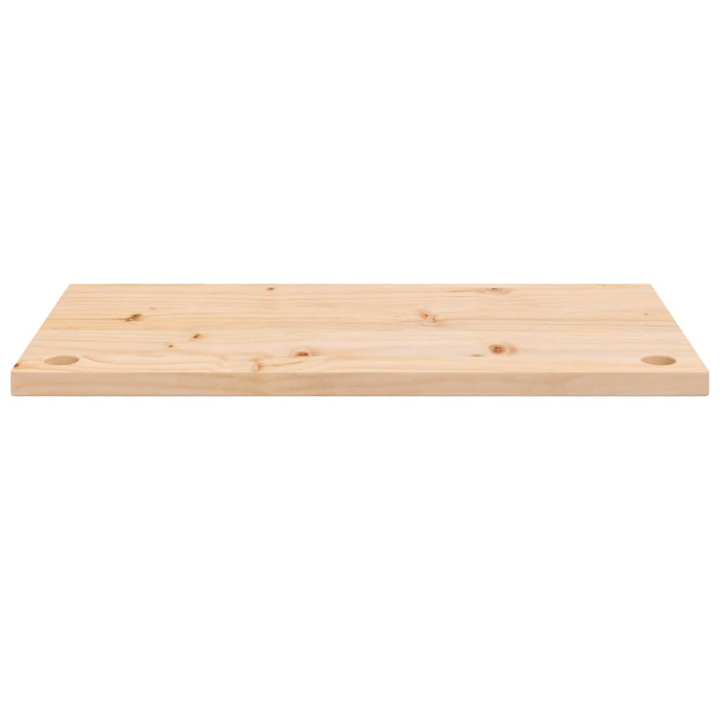 vidaXL Blat biurka, 80x40x2,5 cm, lite drewno sosnowe