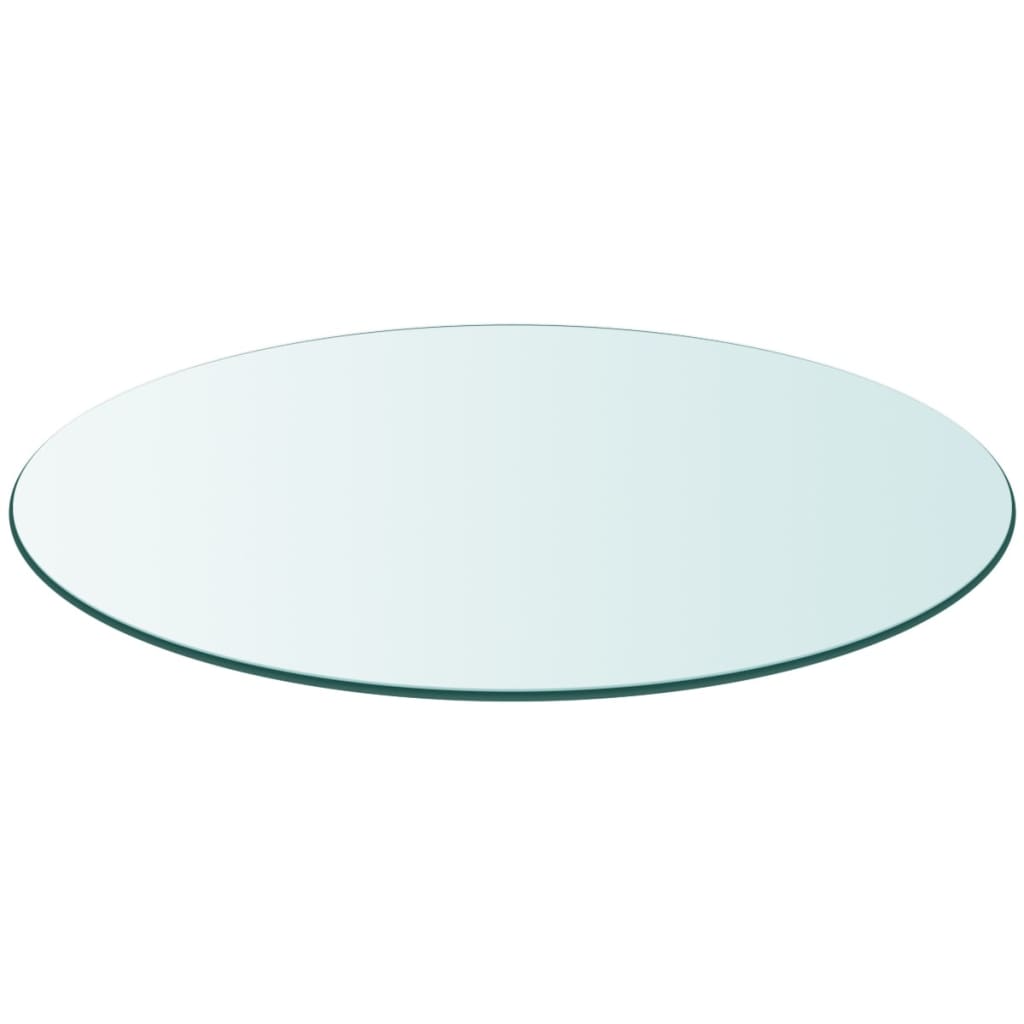 vidaXL Blat stołu szklany, okrągły, 700 mm